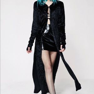 Current Mood Dolls Kill NWOT Velvet Duster